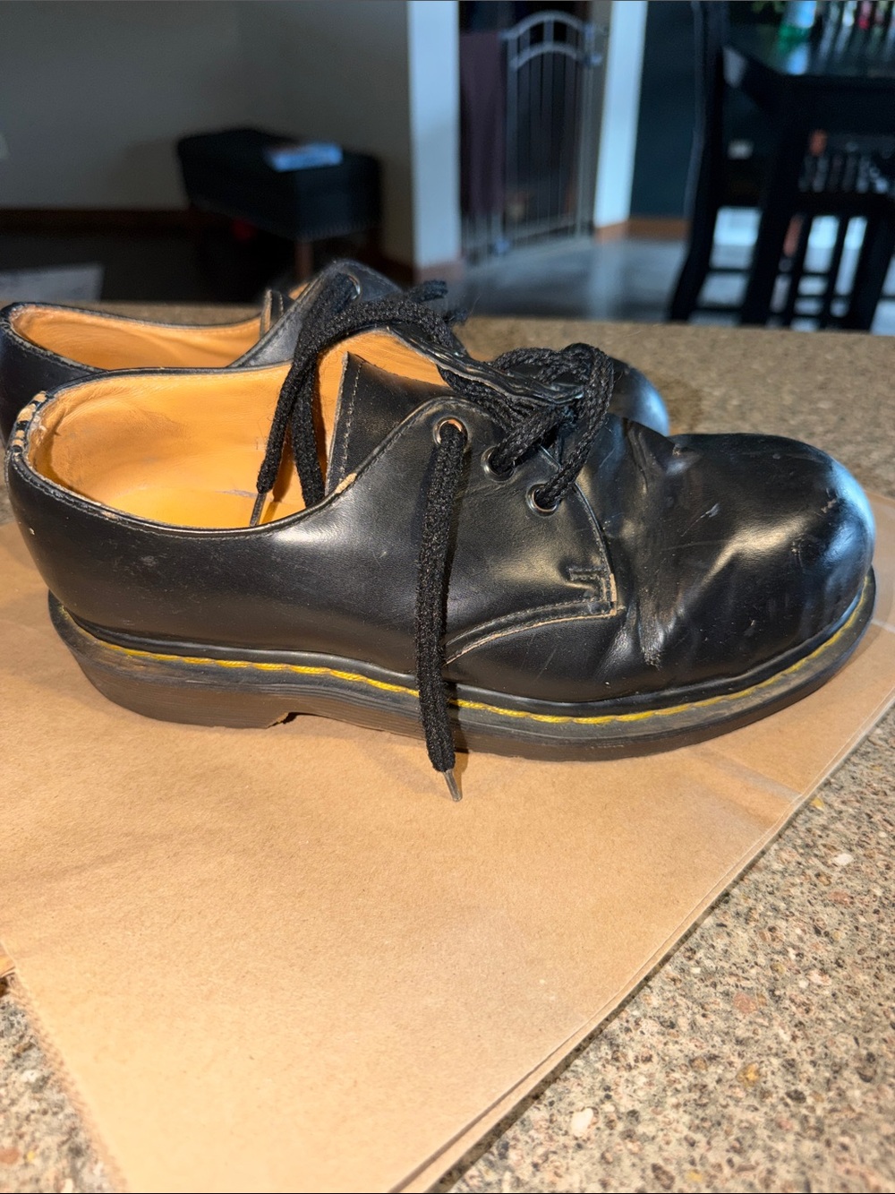Doc Marten vintage y2k black oxford loafer shoes